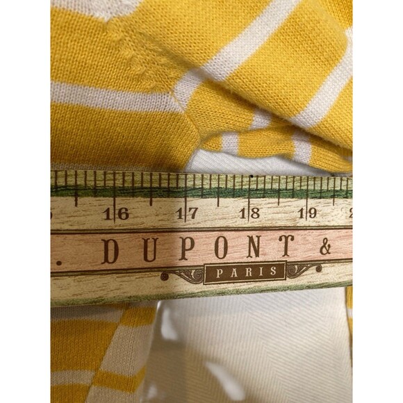 Royal Ivy Regatta New England Pullover Sweater Yellow White Long Sleeve S - Picture 6 of 11